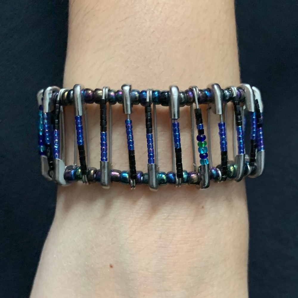 Handmade unique beaded bracelet